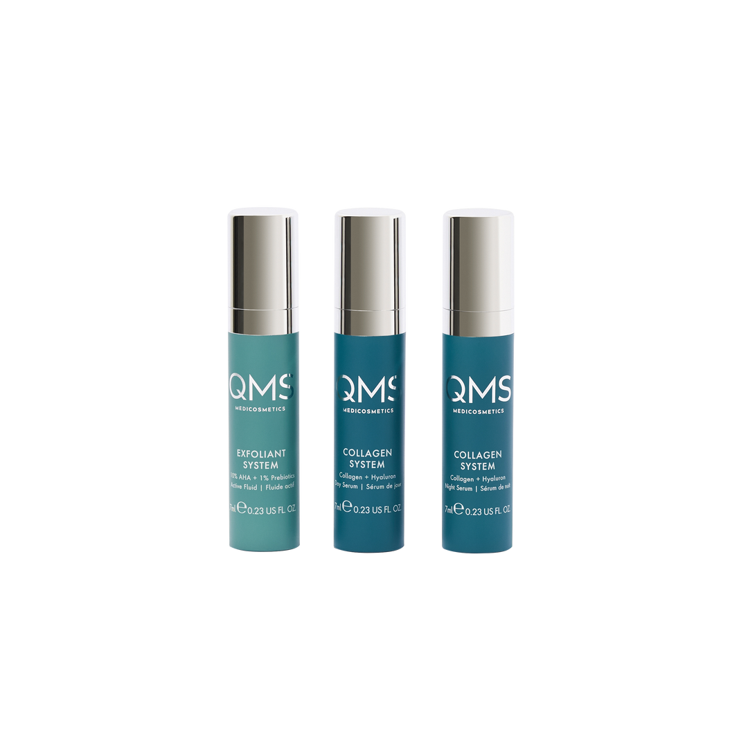 QMS Day & Night 3-Step Core Routine Set Strong (3 x 30 ml)