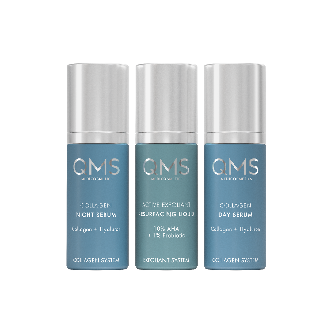 QMS Day & Night 3-Step Core Routine Set Strong (3 x 30 ml)