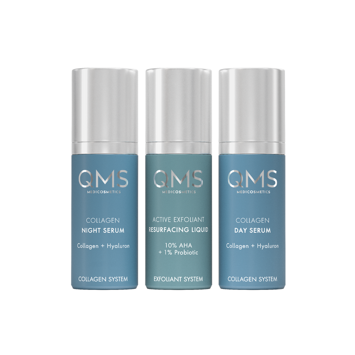QMS Day & Night 3-Step Core Routine Set Strong (3 x 30 ml)